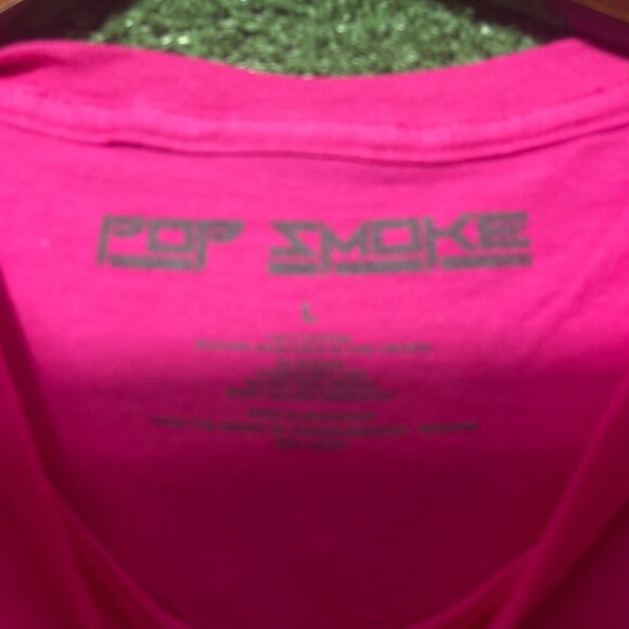 Pop Smoke Promo Tee Pink T-Shirt Size L - Picture 3 of 4